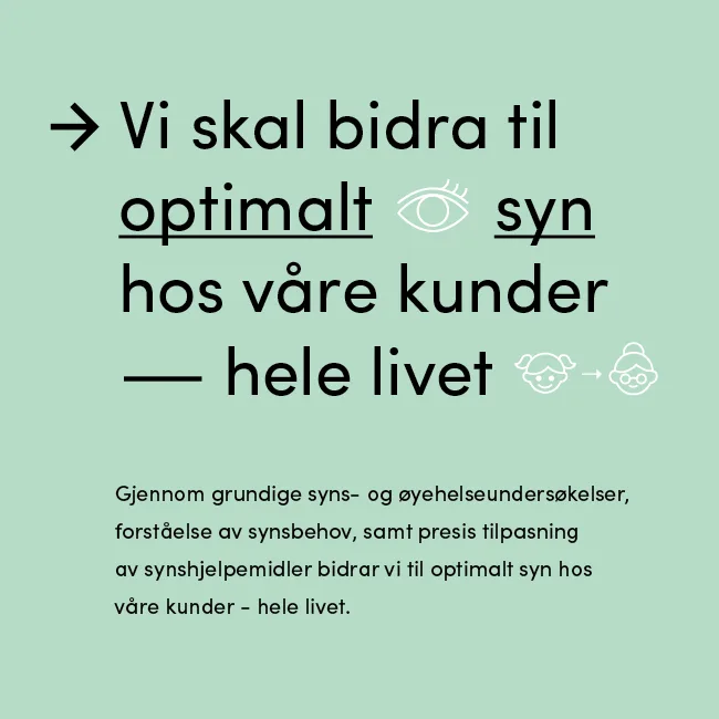 Optimalt syn - hele livet